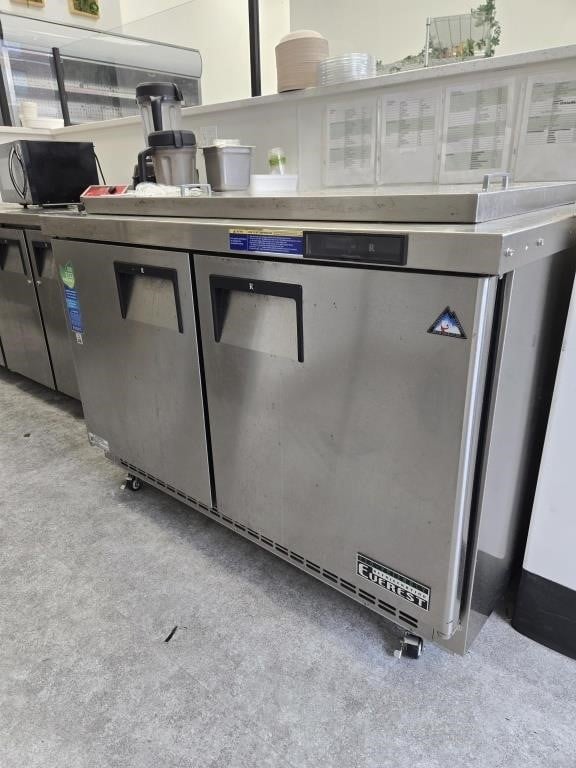 [USED] Everest EOTP2 48" Open Top Megatop Prep Table Refrigerator