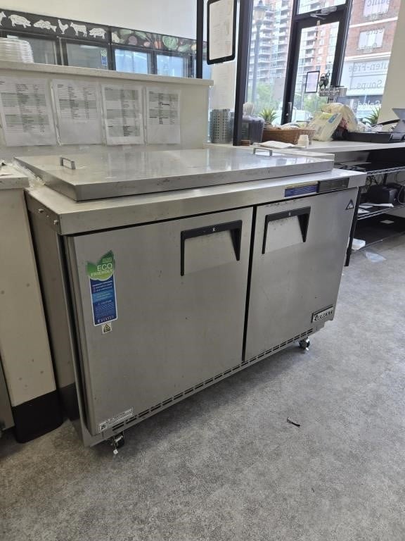 [USED] Everest EOTP2 48" Open Top Megatop Prep Table Refrigerator