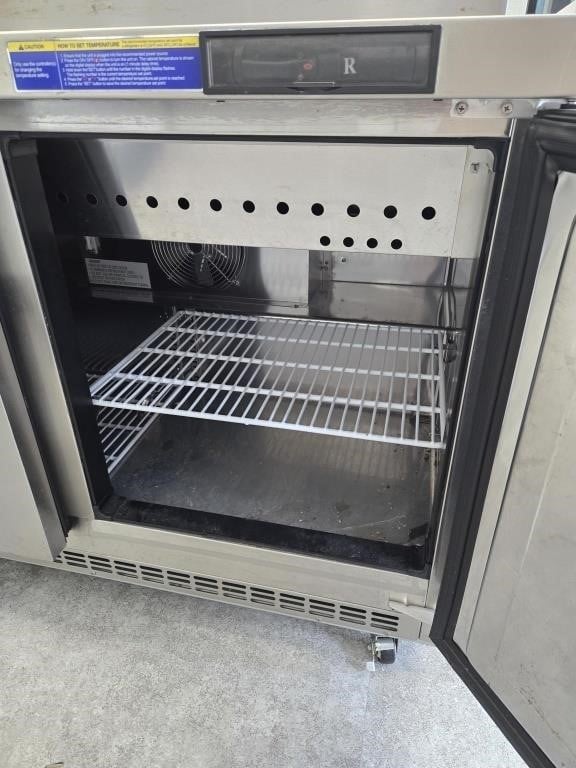 [USED] Everest EOTP2 48" Open Top Megatop Prep Table Refrigerator