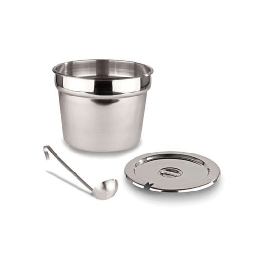 Custom CFWS500A4 7 Quart and 11 Quart Pot Soup Warmer Set with Ladles