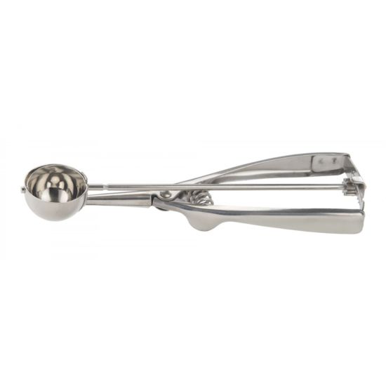 Winco ISS-70 #70 Round Squeeze Handle Disher Portion Scoop - .5 oz.