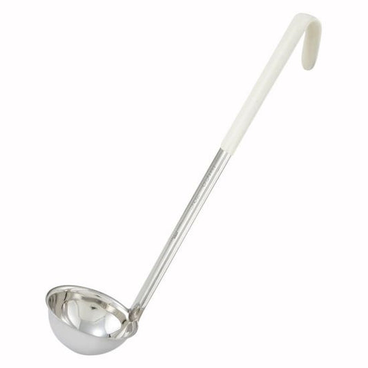 Winco LDC-3 3 oz Ivory Ladle