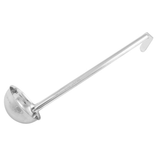 Winco LDIN-1 1 oz Prime One-Piece Stainless Steel Ladle