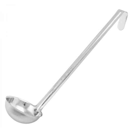 Winco LDIN-3 3 oz Prime One-Piece Stainless Steel Ladle