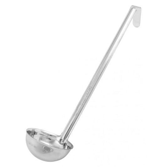 Winco LDIN-5 5 oz Prime One-Piece Stainless Steel Ladle