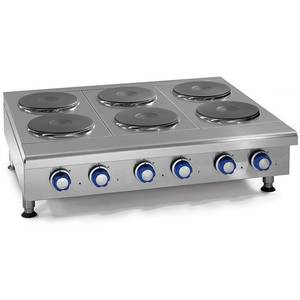 Imperial Range IHPA-6-36-E 36" Countertop Electric Hotplate with 6 Burners