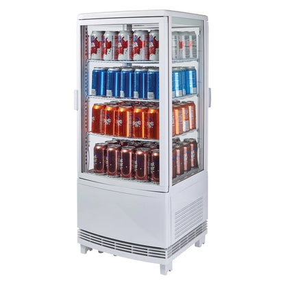 Winco CRD-1 - Countertop Refrigerated Beverage Display - White