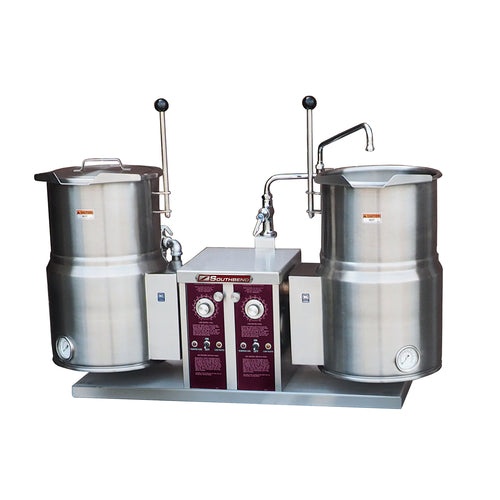 Southbend (Middleby) KECT-12-2 DOUBLE 2/3 JACKETED, 12 GALLON, 12kW EACH