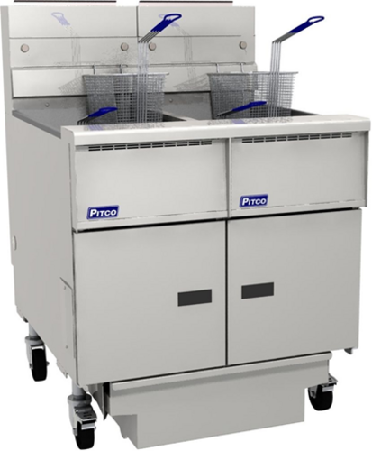 Pitco (Middleby) SG14-2FD Solstice™ Prepackaged Fryer System with Solstice™ Filter Drawer System