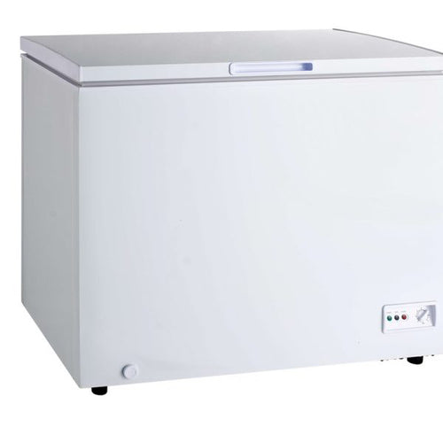 Omcan USA 46503 Chest Freezer with solid flat top 10 CU FT 110V/60/1 cETLus/ETLs
