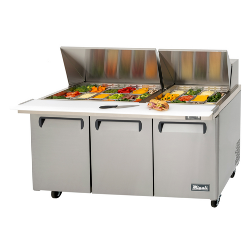 Migali C-SP72-30BT-HC Competitor Series® Refrigerated Counter/Big Top Sandwich Prep Table