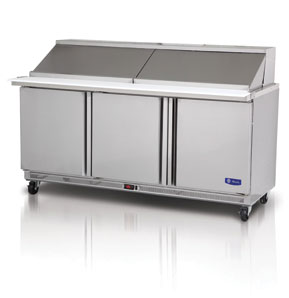 Migali G3-SP72-30BT Big Top Sandwich Prep Refrigerator