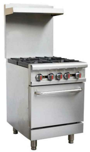 Sapphire Manufacturing SE-RA24 NG/LP Sapphire Restaurant Range