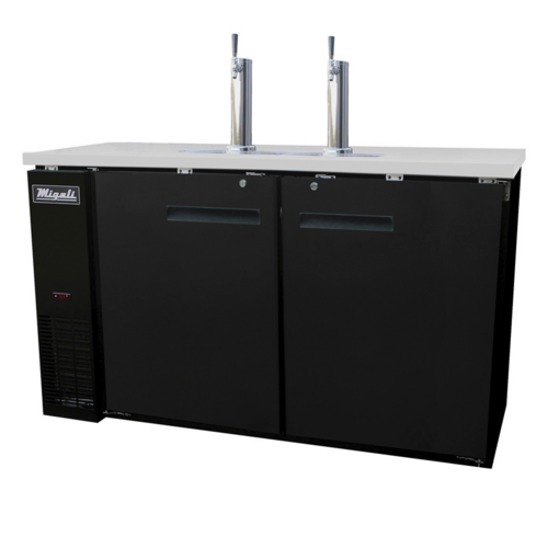 Migali C-DD60-2-HC Competitor Series® Direct Draw Beer Cooler