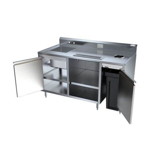 NBR Equipment BEV-T6030L Beverage Table/Counter
