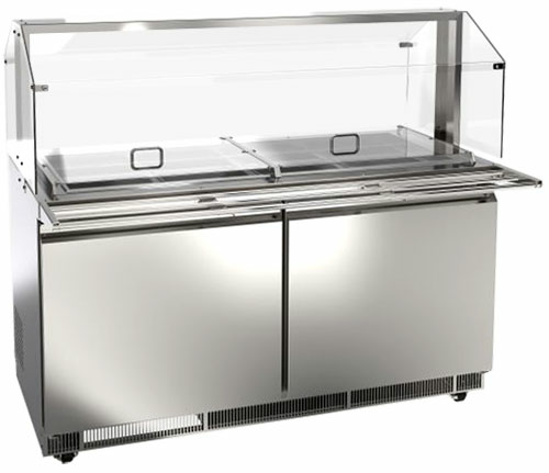 Omcan USA 50089 (PT-CN-1524-S-HC) Refrigerated Prep Table