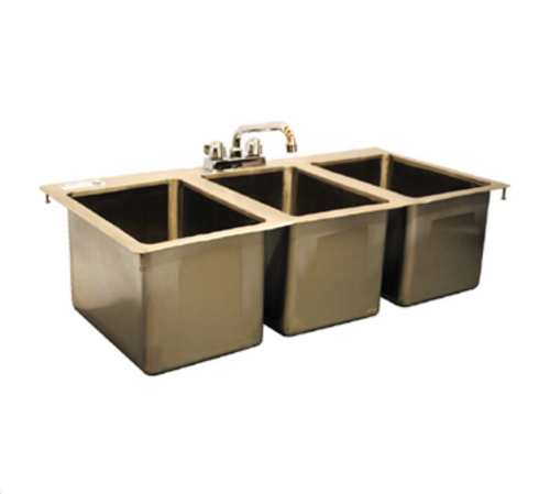 Serv-Ware DIS-3C1014-CWP-V Serv-Ware - Sinks - 36" Drop-in Sink - 36" W x 18" D x 10" H