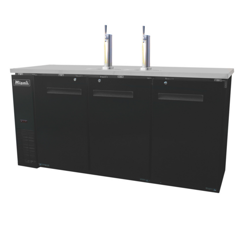 Migali C-DD72-3-HC Competitor Series® Direct Draw Beer Cooler