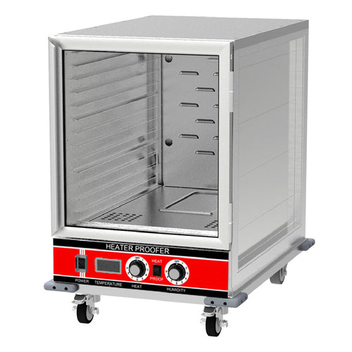 BevLes Company HPC-3414 1/2 Size Non-Insulated Proofing & Holding Cabinet, 1 Clear Door