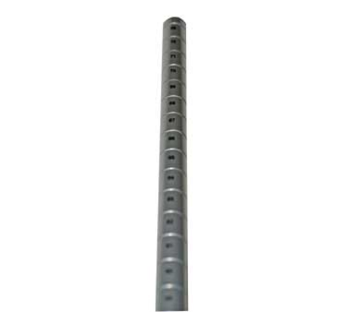 Serv-Ware SL34CWP Serv-Ware - Wire Shelving - 34 Silver Epoxy Post