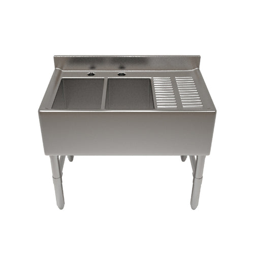 NBR Equipment UD-2-101410-48R Underbar Sink Unit