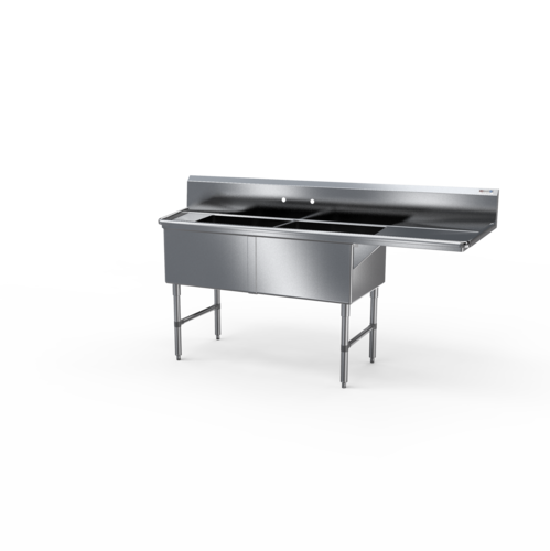 NBR Equipment 2SS-242414R24-REINF Premium Sink