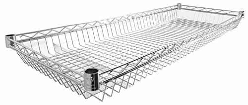 Omcan USA 47324 (47324) 18" x 48" Chrome Wire Basket
