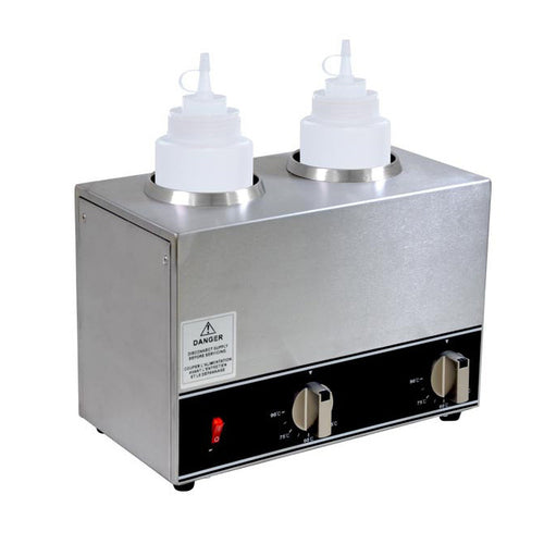 Omcan USA 44178 (FW-CN-1602) Double Bottle Sauce Warmer