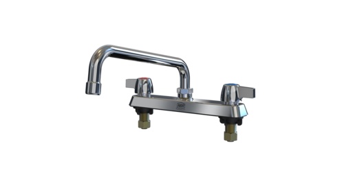 NBR Equipment P3D8S6 8" deck mount faucet