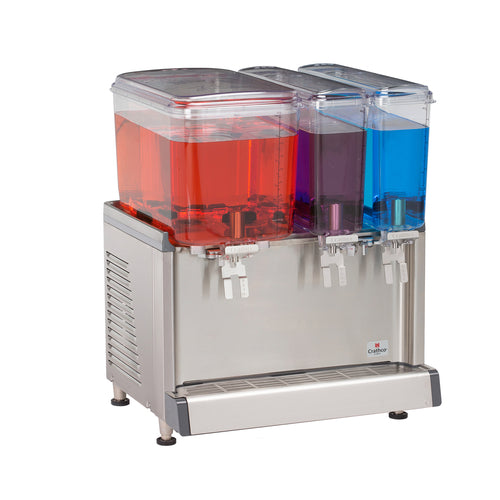 Crathco-UNIC CS-3D-16-290 Crathco Beverage - Simplicity® Bubbler® Triple Combo Pre-Mix Cold Beverage Dispenser