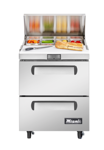 Migali C-SP27-8-D-HC C-SP27-8-D-HC Migali® Sandwich Prep Table