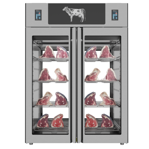 Omcan USA 48047 (MM-IT-1400-TWCV) Stagionello® Dry Age 3.0 Twin Cabinet