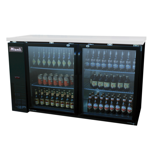 Migali C-BB60G-HC Competitor Series® Refrigerated Back Bar Cabinet
