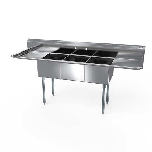 NBR Equipment 3SG-181814LR24 Economy Sink