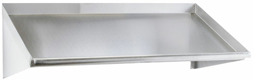 Omcan USA 47299 Wall Mounted Slanted Dish Rack Shelf