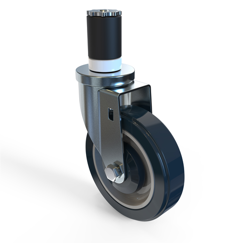 NBR Equipment ES-5-PU-B Stem Caster