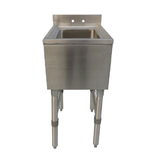 NBR Equipment UW-1-1014-1418V Slim-Line Underbar Dump Sink