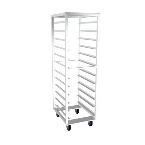 Winholt AL-1812BP-HD-ST Aluminum Mobile XTRA Heavy Duty Pan Rack with Solid Top