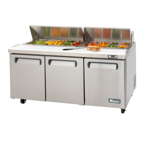 Migali C-SP72-18-HC Competitor Series® Refrigerated Counter/Sandwich Prep Table
