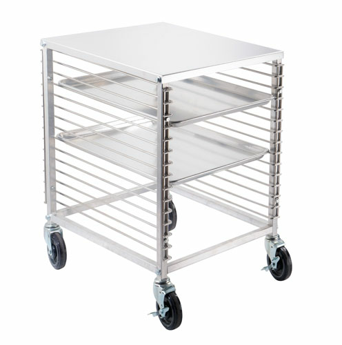 Omcan USA 46800 (46800) Aluminum Counter-Height End-Load Pan Rack