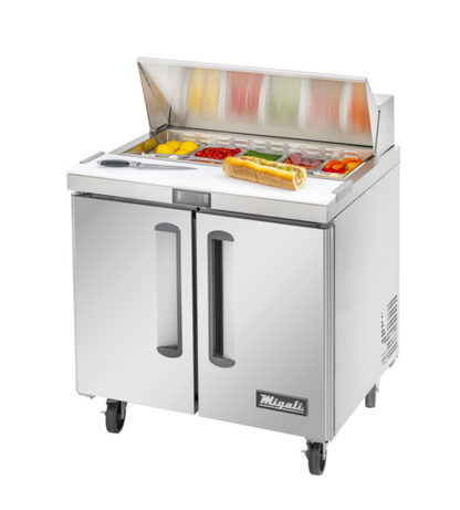 Migali C-SP36-10-HC Competitor Series® Refrigerated Counter/Sandwich Prep Table