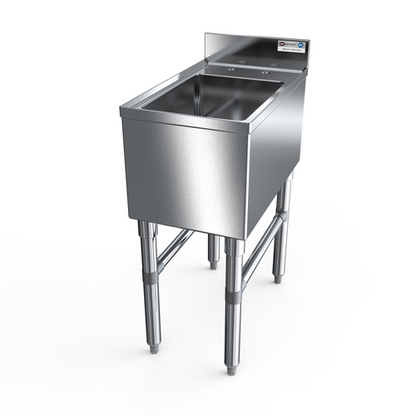 NBR Equipment UD-1-1014-1221V Slim-Line Underbar Dump Sink
