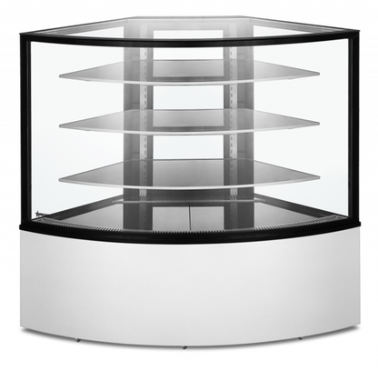 Omcan USA 47708 (RS-CN-0351-C) Refrigerated Corner Display Case