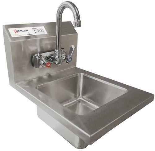 Omcan USA 46507 Fabricated Wall Mounted Hand Sink