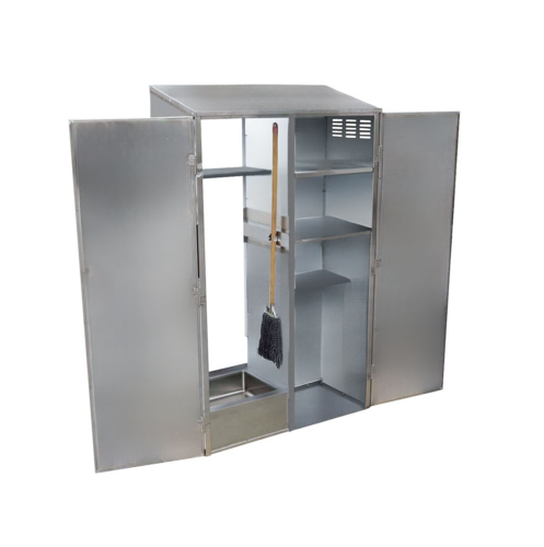 Omcan USA 48231 (48231) Janitor Cabinet with Left Mop Sink