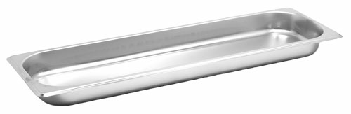 Omcan USA 80648 (80648) Half-size Long Stainless Steel Steam Table Pan - 1.5" Deep