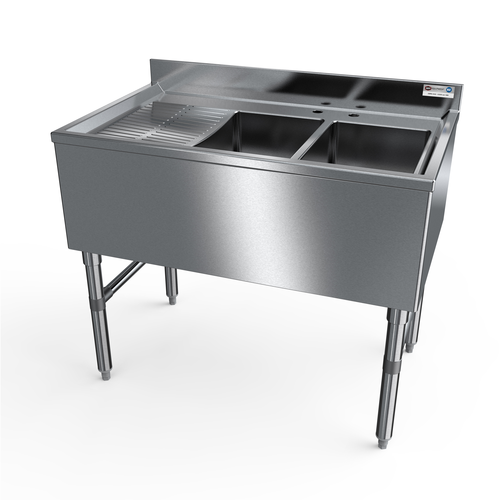 NBR Equipment UD-2-101410-36L Underbar Sink Unit