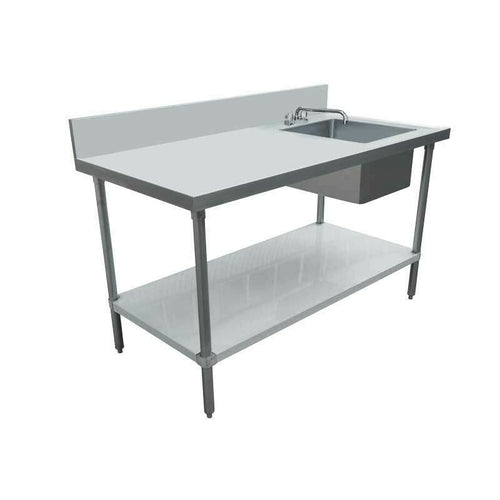 Omcan USA 43238 (43238) Work Table With Prep Sink