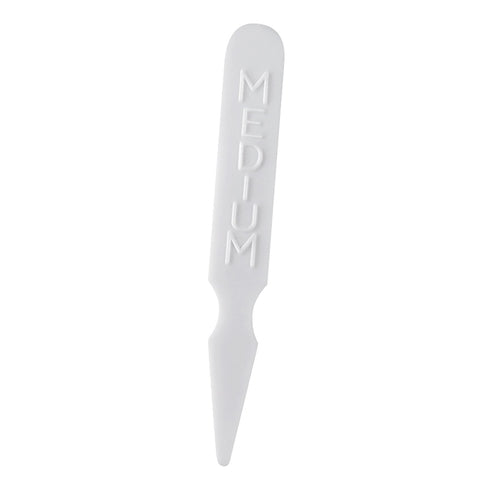 Winco PSM-M Steak Markers, Medium, White, 1000pcs/bag