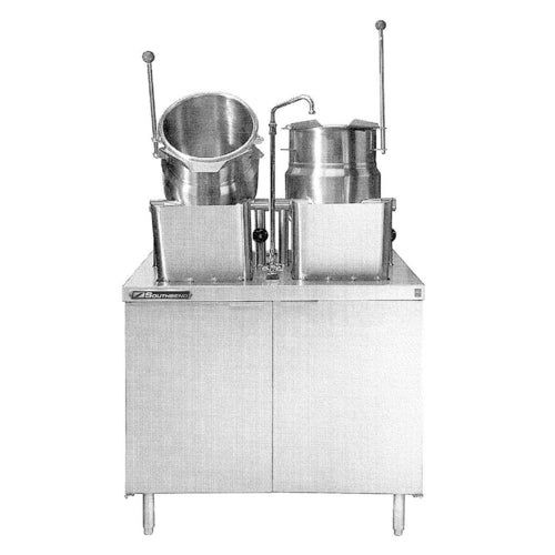 Southbend (Middleby) DMT-6S-6 DIRECT STEAM KETTLE ON 36" CAB, 6+6 GAL